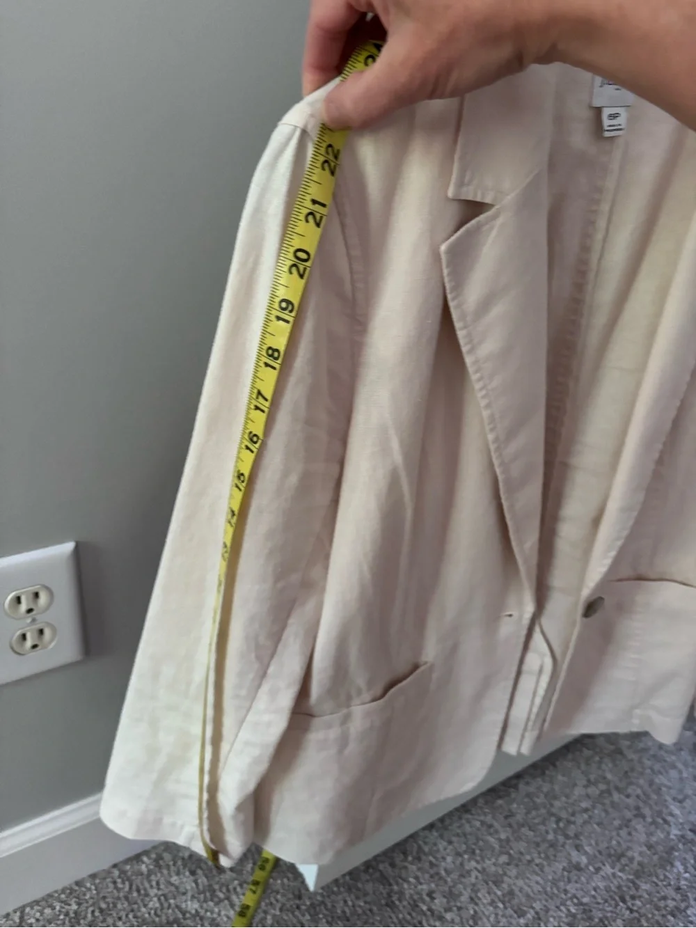 J. Crew Womens PETITE Linen blend Blazer Jacket - Picture 7 of 9